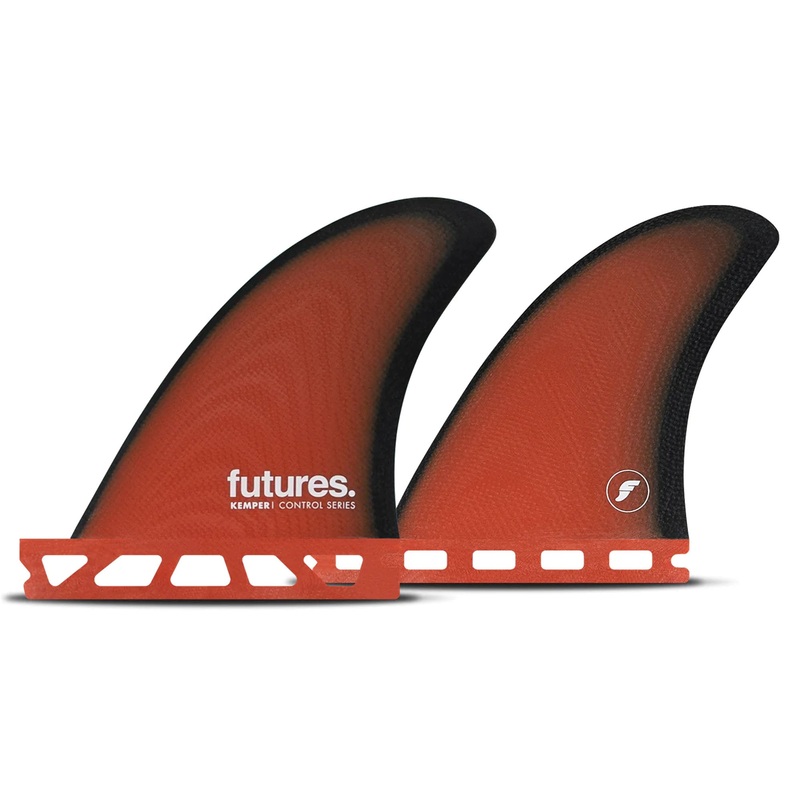 Futures Billy Kemper Quad Surfboard Fins – Red