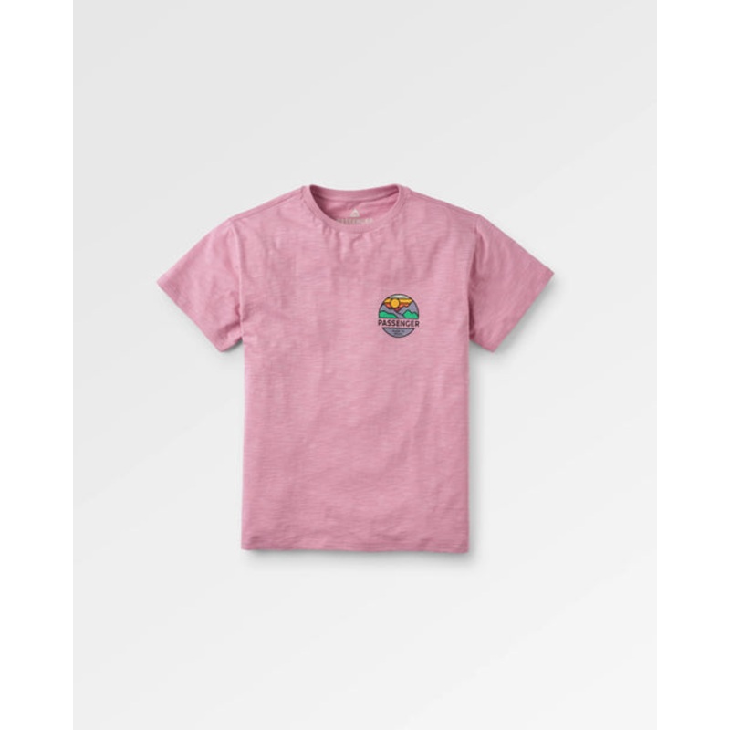 Passenger Laidback Recycled Cotton T-Shirt Pink Haze