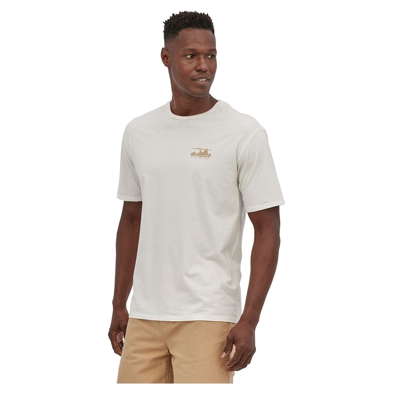 Patagonia Men’s ’73 Skyline Organic T-Shirt – Birch White