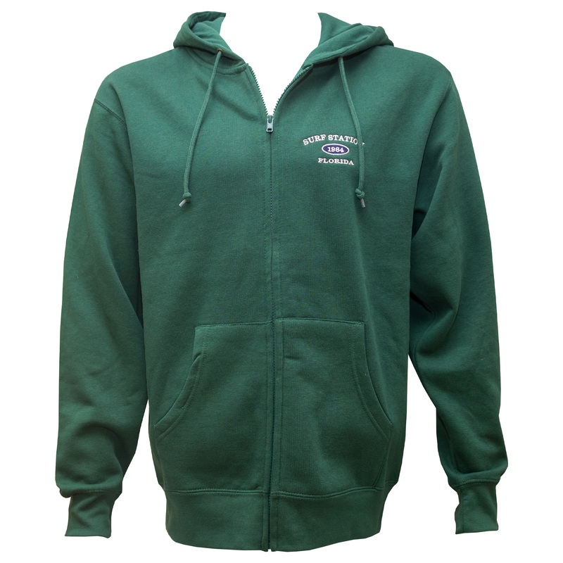 Surf Station Varsity Men’s L/S Hoodie – Green
