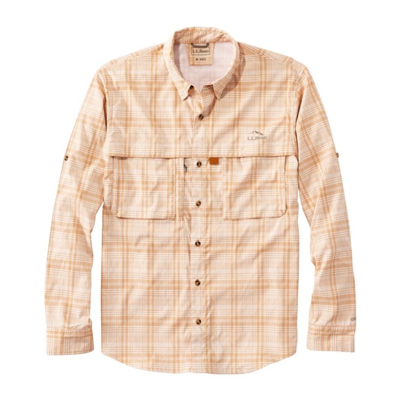 Tropicwear Woven Shirt Long Sleeve Plaid Men’s Regular
