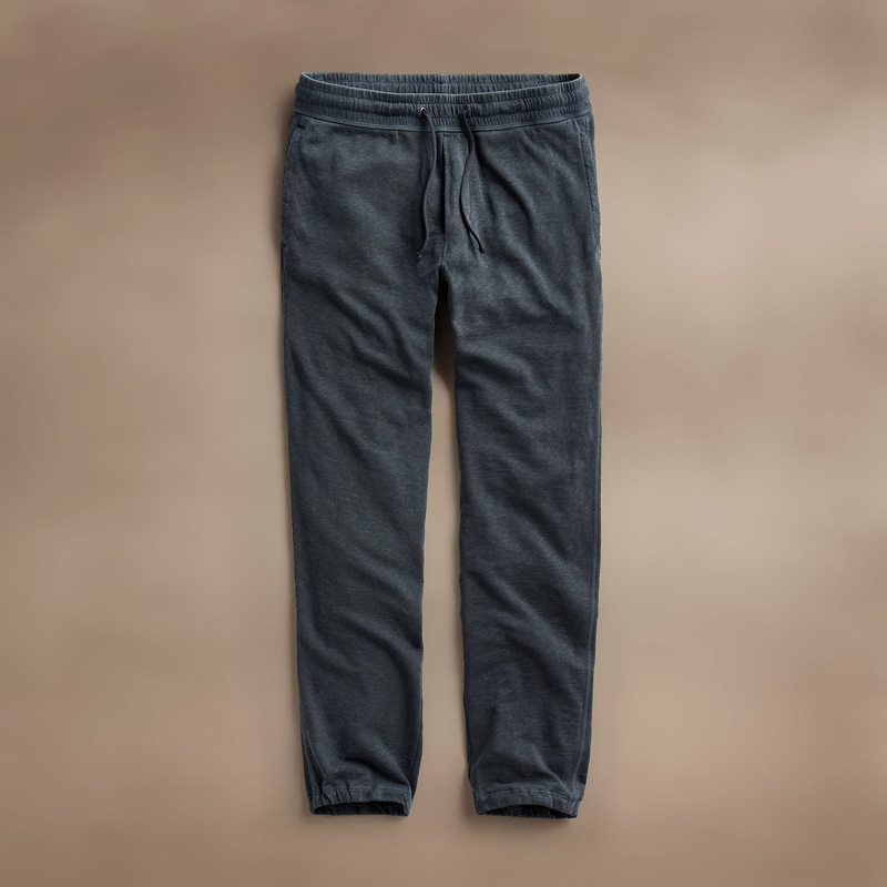 Vintage French Terry Sweatpant – Blue Noir Pigment