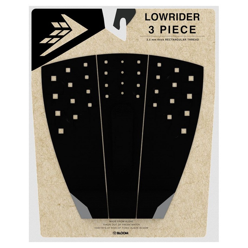 Firewire Low Rider 3 Piece  Tail Pad – Charcoal/Black