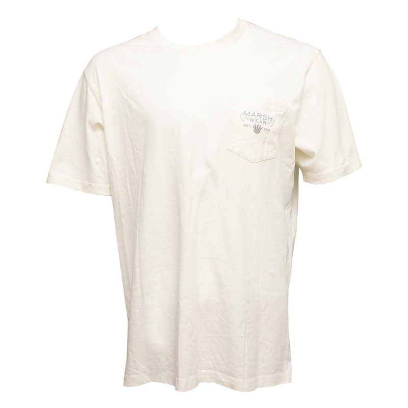 Marsh Wear King Tide Men’s S/S T-Shirt – Vintage White