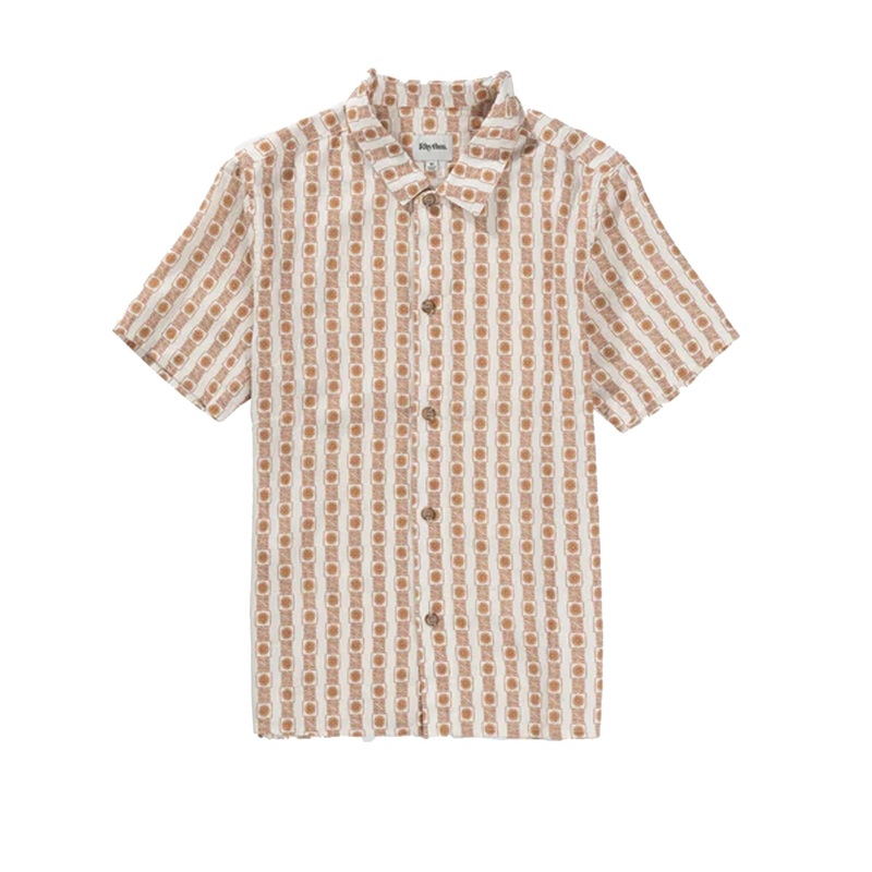 Rhythm Tile Stripe Men’s S/S Dress Shirt