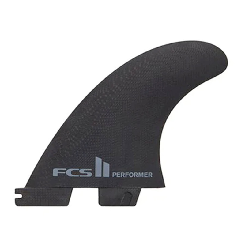 FCS II Performer Performance Glass Tri Surfboard Fins – Large/Black