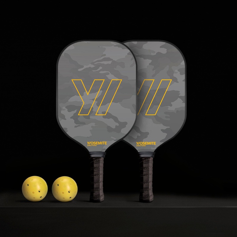 Pickleball Paddle Set with Mesh Bag – Grey Camo
