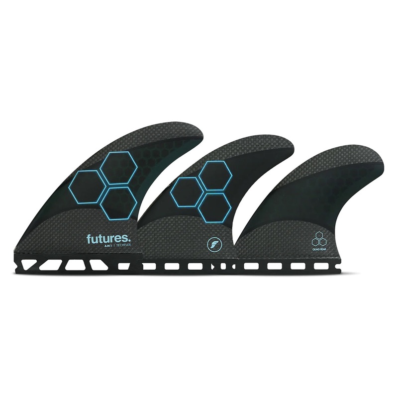 Futures AM1 Techflex Tri Quad Fin Set – Medium