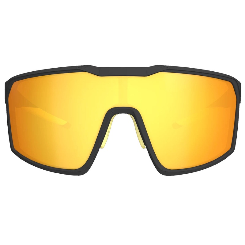 Nectar Ellijay Men’s Sunglasses – Soft Touch Black/Orange Mirror Polarized