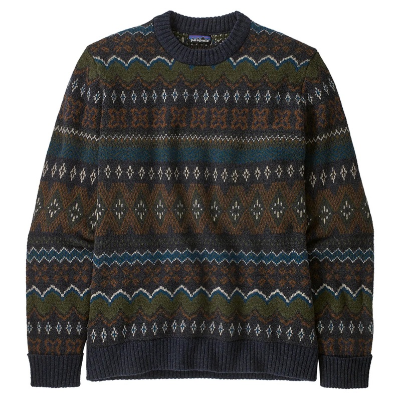 Patagonia Men’s Recycled Wool-Blend Sweater – Helmsman/Smolder Blue