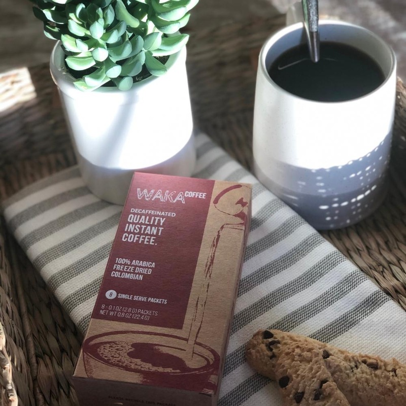 Waka Instant Coffee – Medium Roast Decaf 8 Pack