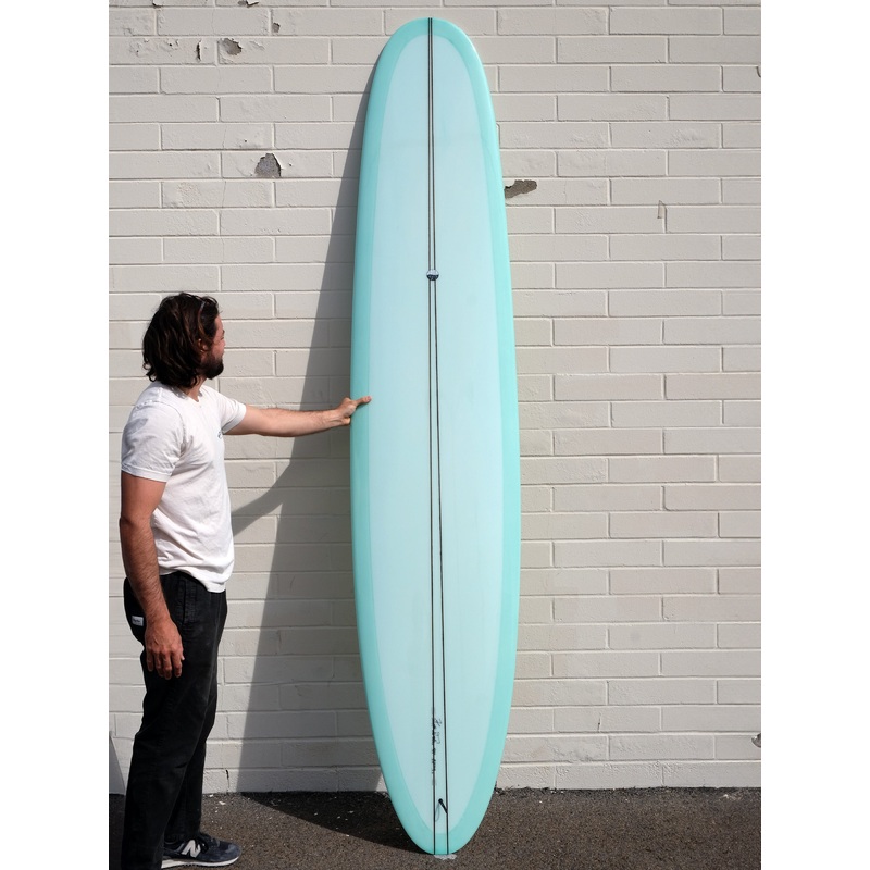 Woodin Surfboards | 9’6″ Purple Haze Sea Foam Longboard