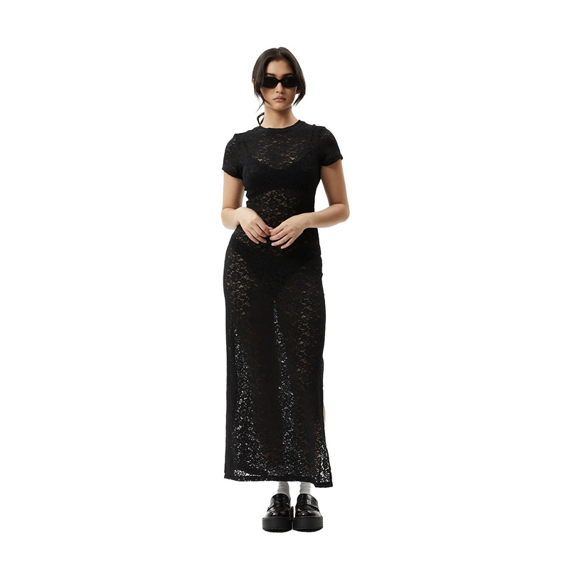 Afends Poet Lace Maxi Dress