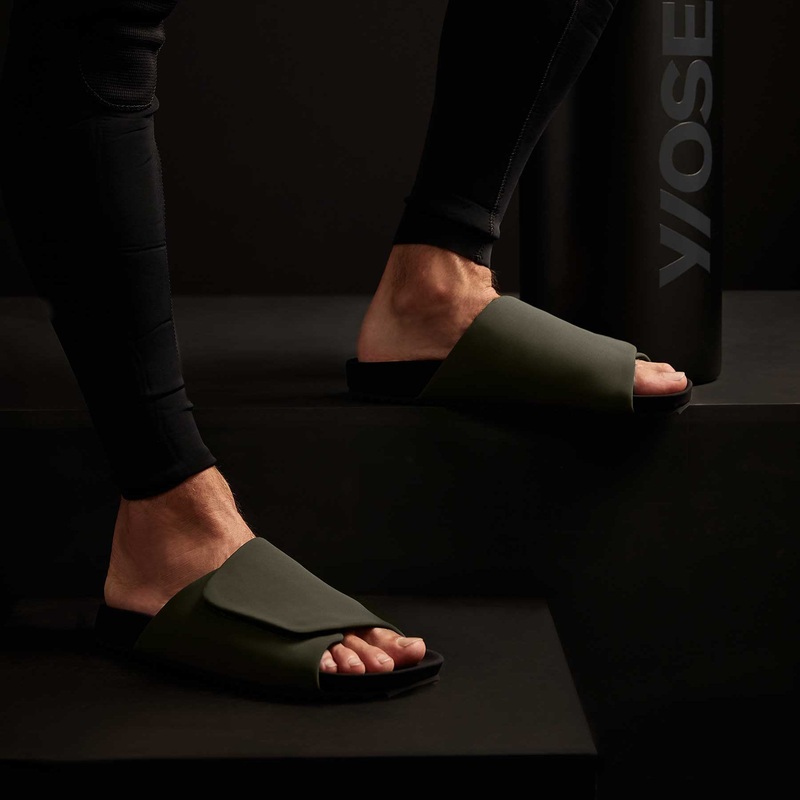Men’s Skubo Slide – Olive/Black