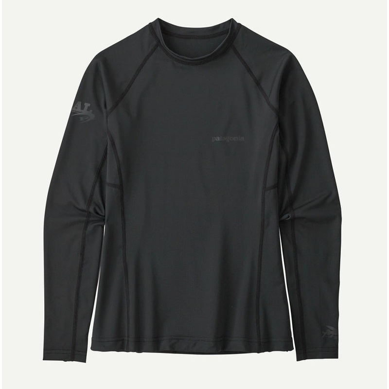 Patagonia x REAL Wmn’s L/S R0 Rashguard-Black