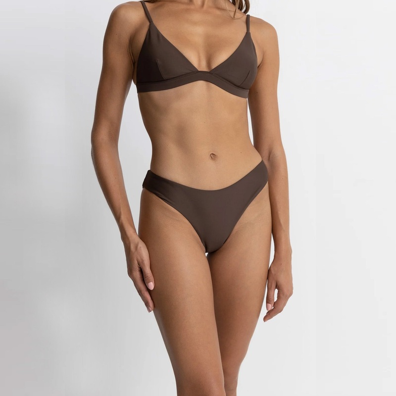 Rhythm Classic Holiday Women’s Bikini Bottoms – Chocolate