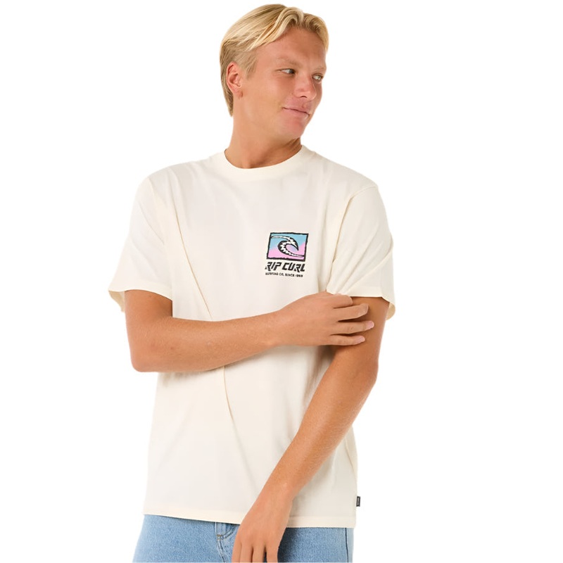 Rip Curl Raw Energy Trad Tee Bone