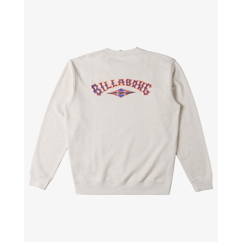 Billabong Short Sands Crew Sweatshirt-Oatmeal Heather