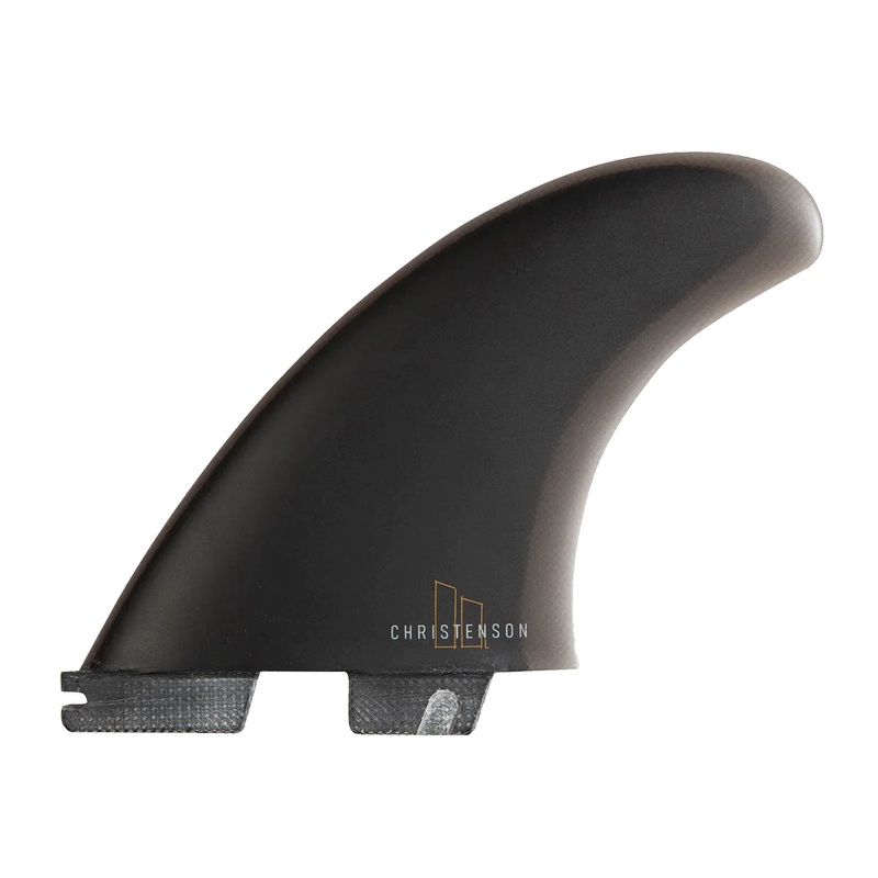 FCS II Christenson Performance Glass 5-Fin Surfboard Fins – Large/Black