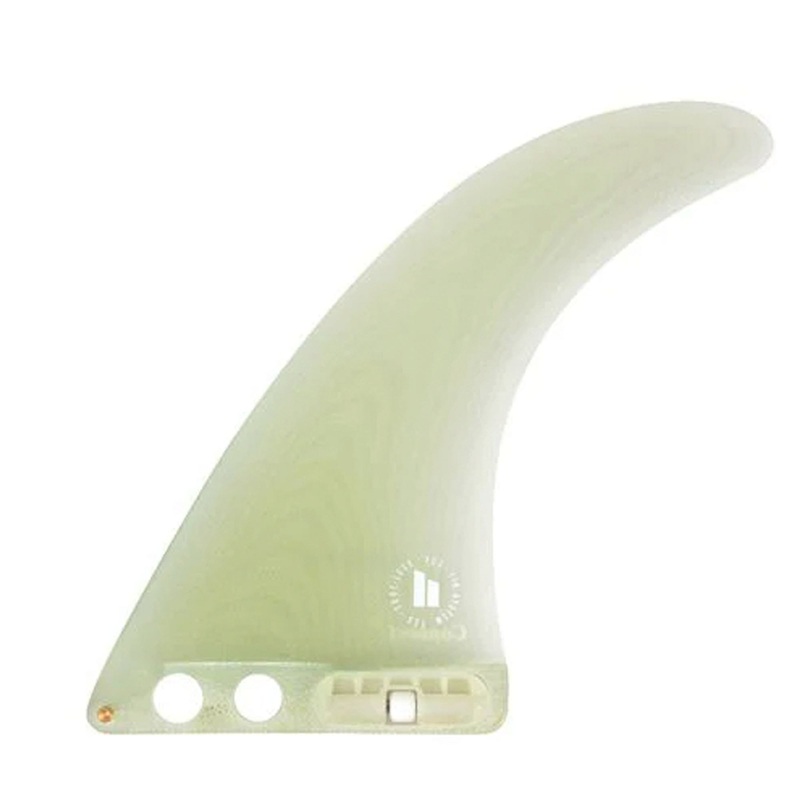 FCS II Connect Performance Glass Longboard Fin – 7″/Clear