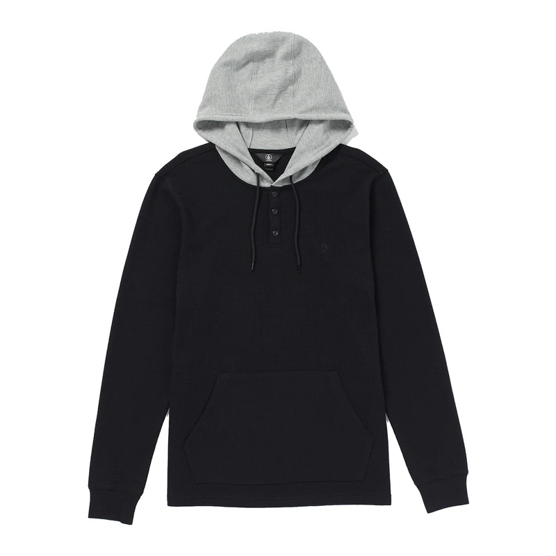 Volcom Murph Thermal Men’s L/S Hoodie – Black