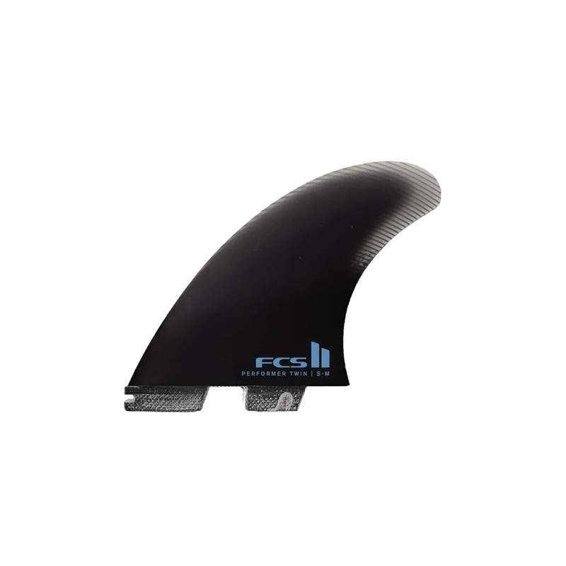 FCS 2 Performer PG Twin +1 Fin Set – Black