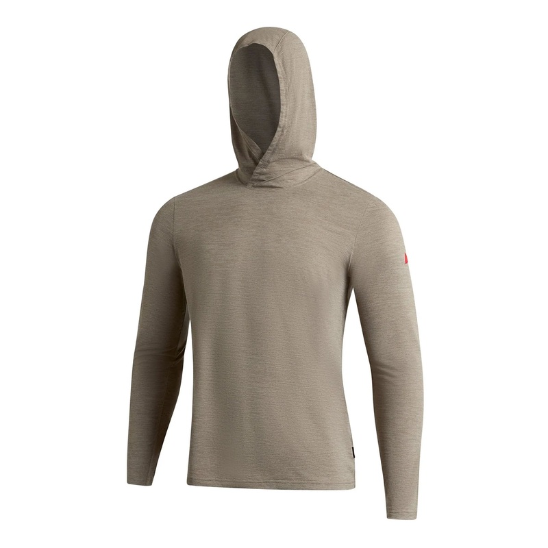 Florence Marine X Airtex Hooded Men’s L/S Sun Shirt – Heather Vintage Khaki