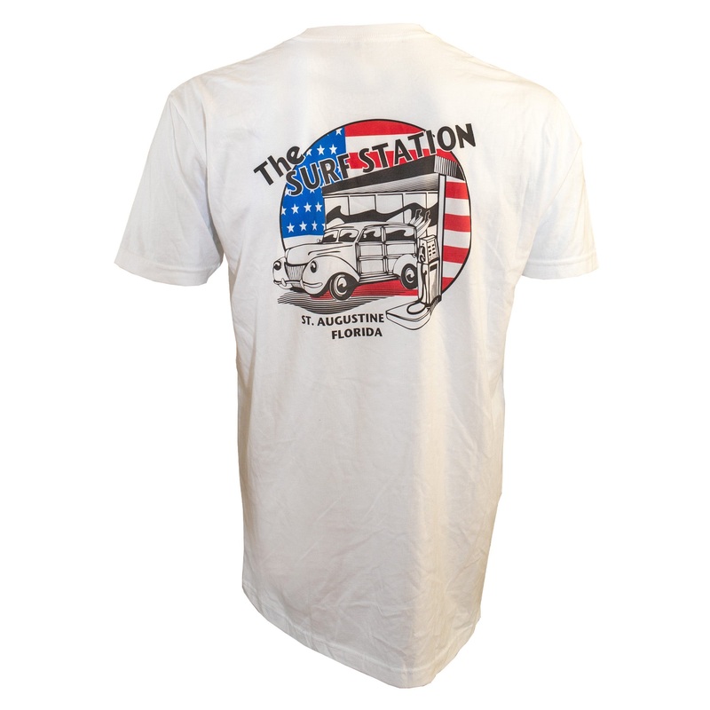 Surf Station Freedom Woody Youth Boy’s S/S T-Shirt – White
