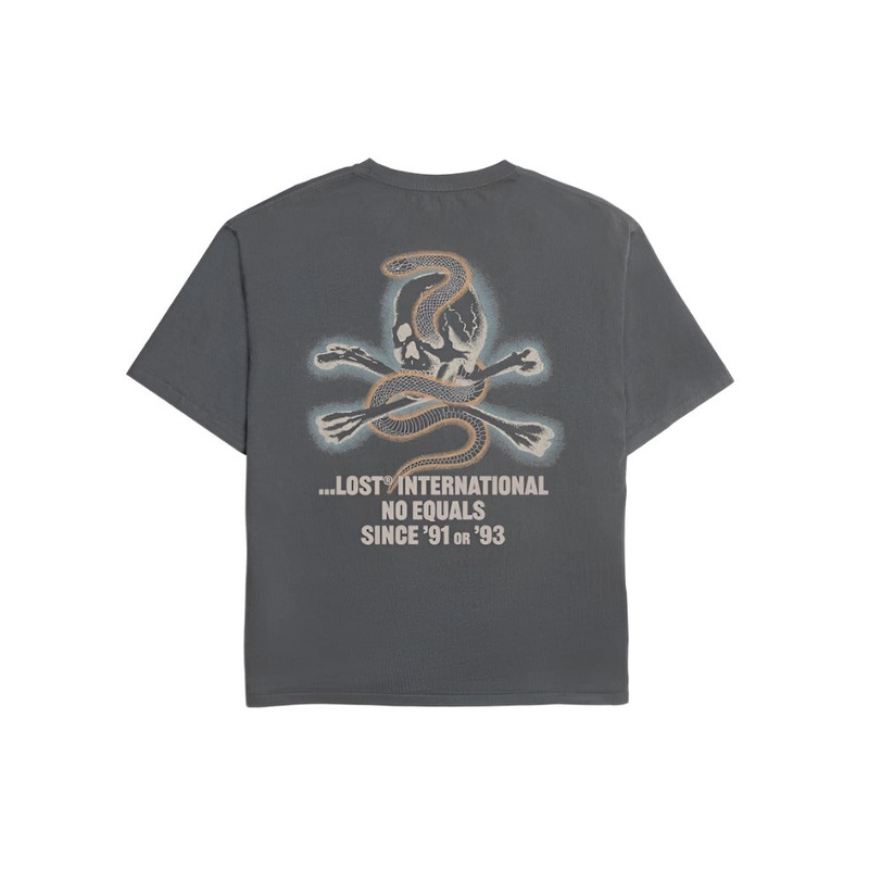 Lost Outsider Boxy Tee-Vintage Black
