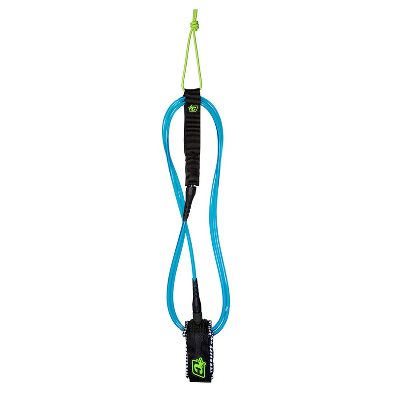 Creatures of Leisure 6ft Comp Leash – Cyan/Black