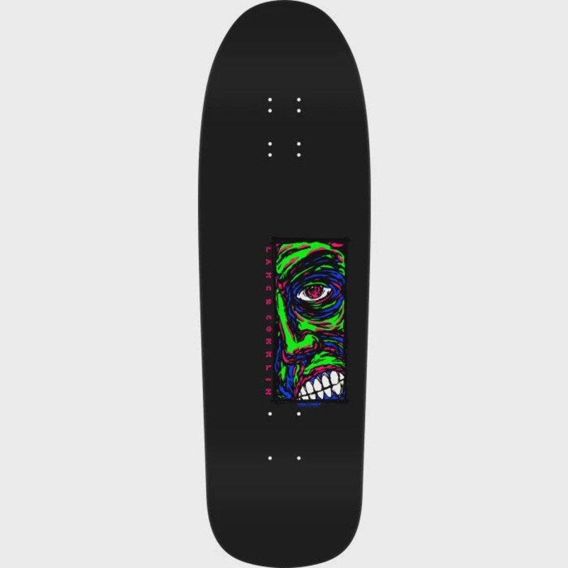 POWELL PERALTA – LANCE CONKLIN FACE “2” REISSUE SKATEBOARD DECK BLACKLIGHT – 9.75