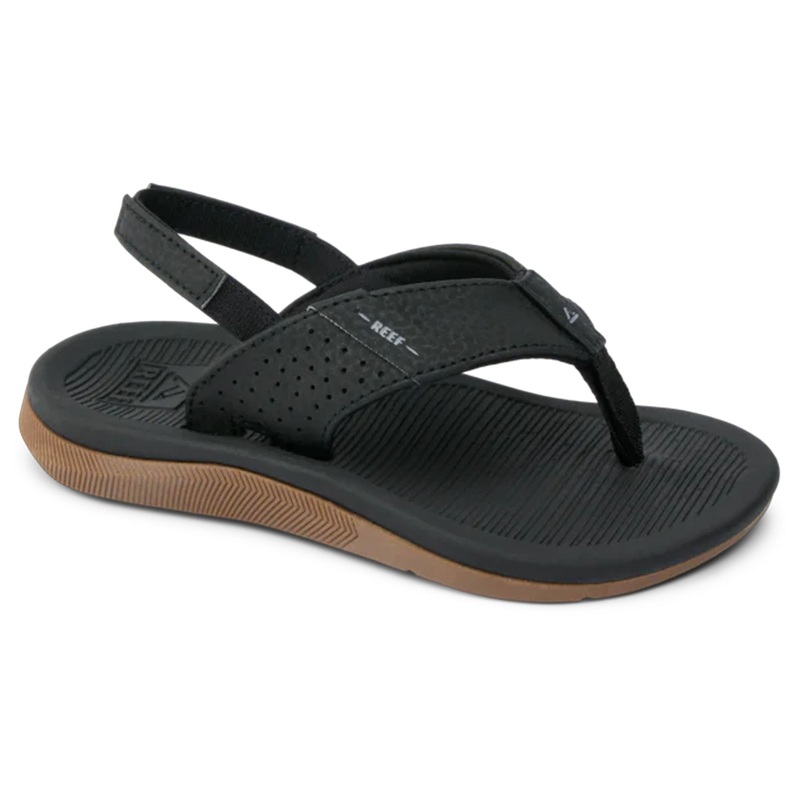 Reef Little Santa Ana Youth Sandals – Black