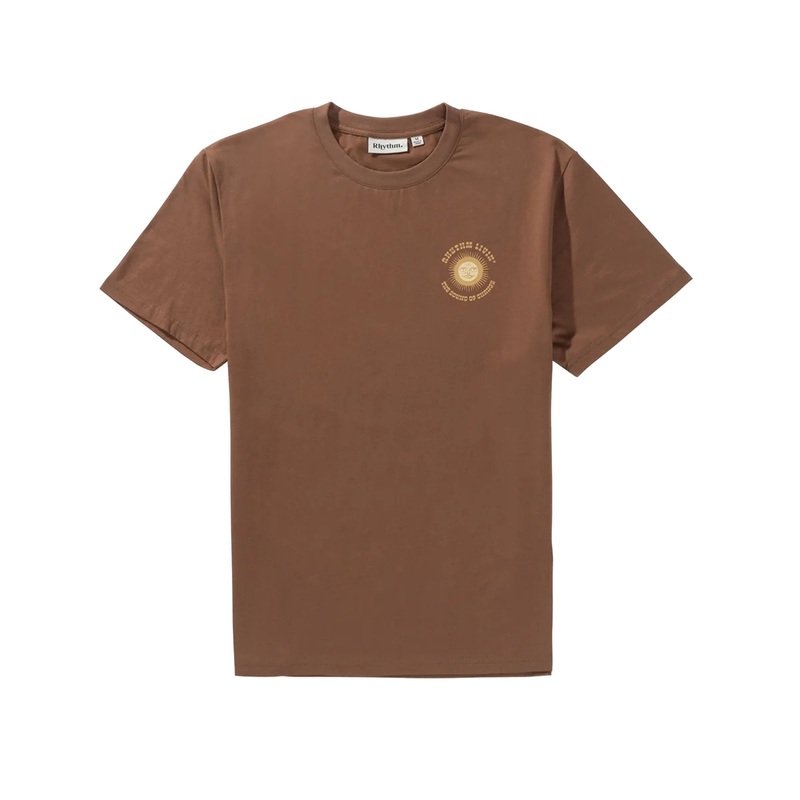 Rhythm Sun Life Men’s S/S T-Shirt – Chocolate