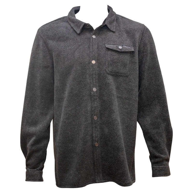 Surf Station Walton Men’s L/S Button Down Sweater – Charcoal