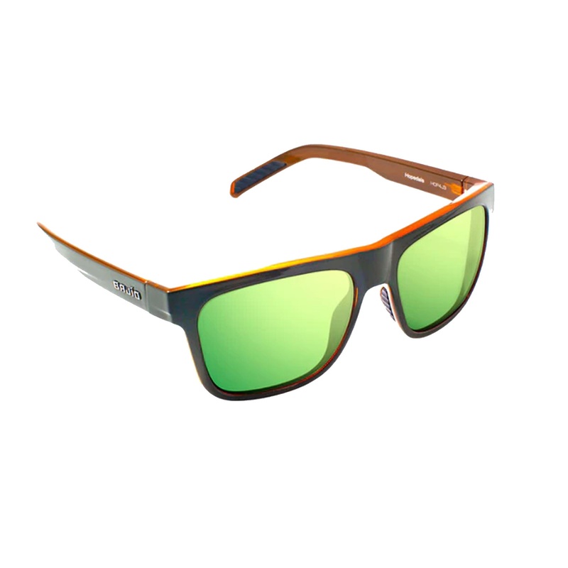 Bajio Hopedale Large Men’s Sunglasses – Green Mango Gloss/Green Mirror Polarized