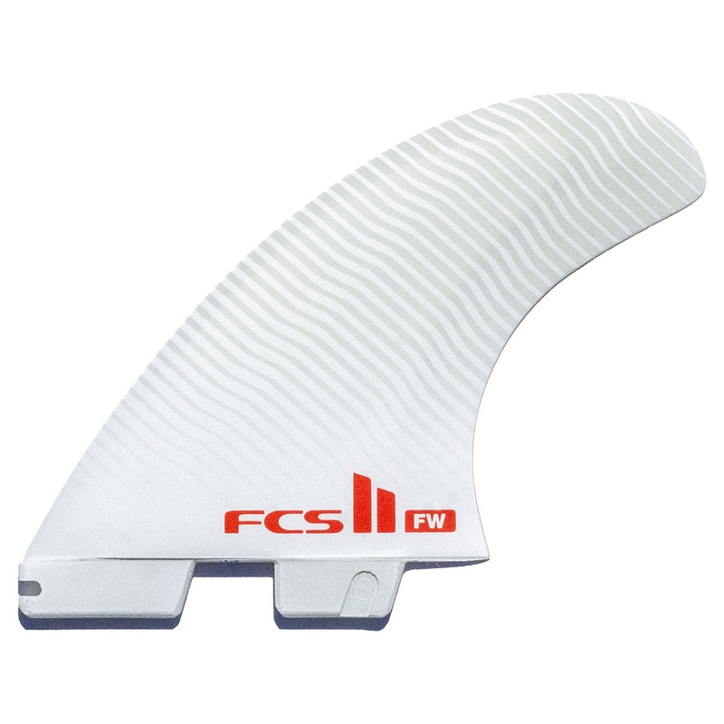 FCS II Firewire Tri Fin Set – White – Medium