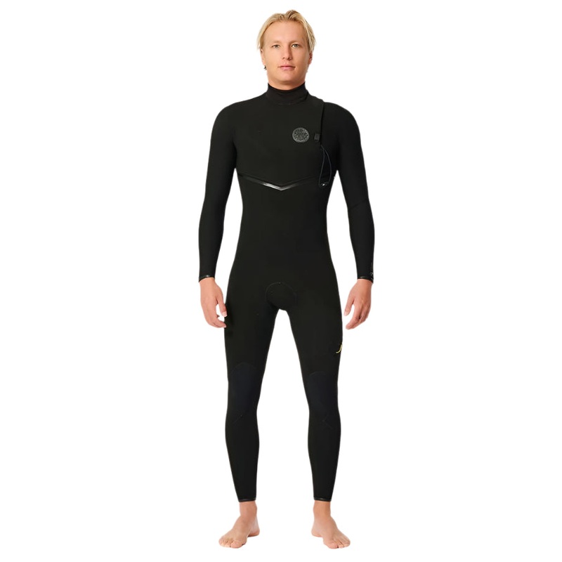 Rip Curl E Bomb 3/2 Gb Zip Free Steamer Wetsuit Black