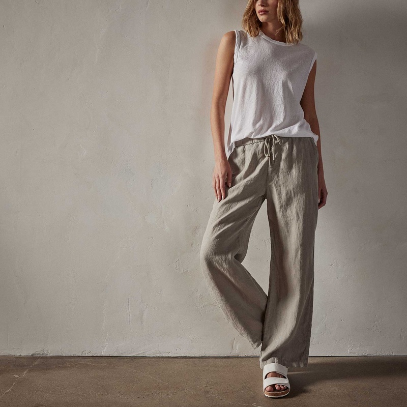 Lightweight Linen Pant – Silt Pigment