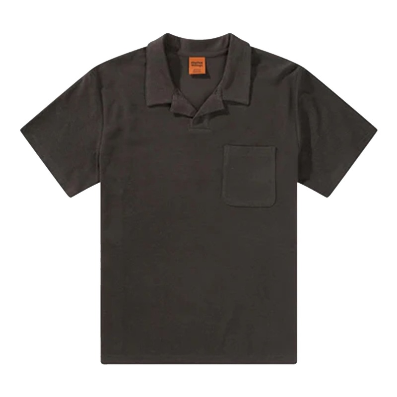 Rhythm Vintage Terry Men’s S/S Dress Shirt – Black