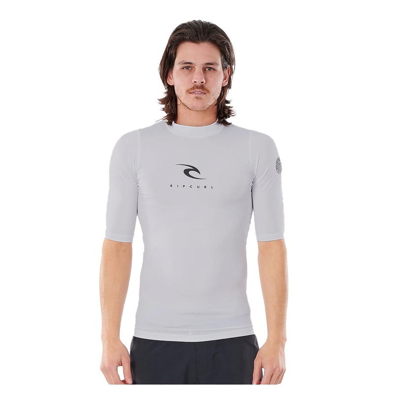 Rip Curl Corps Short Sleeve UV Tee – Light Grey