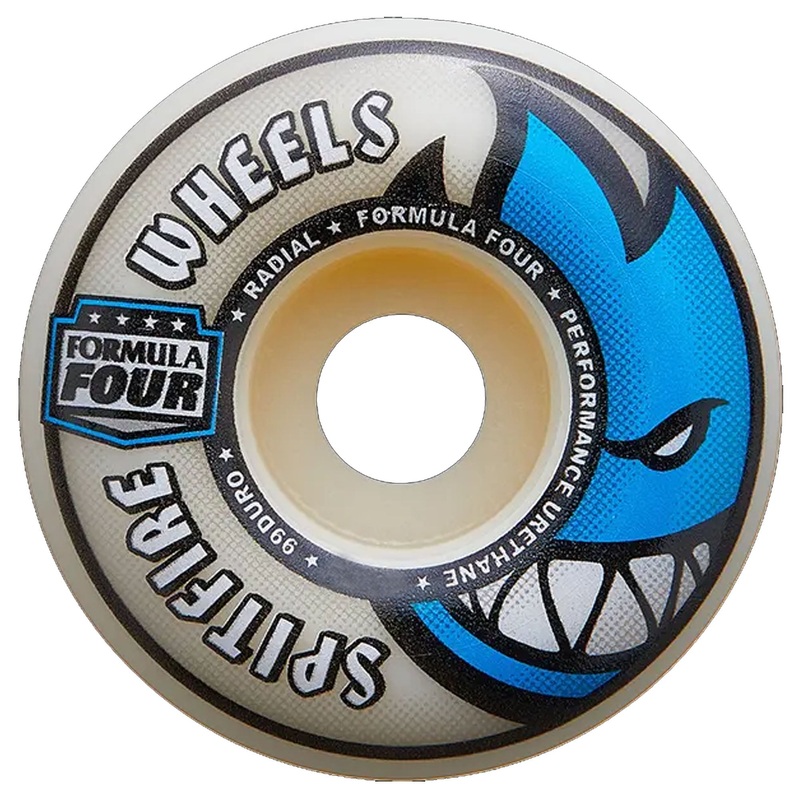 Spitfire F4 53mm Radial 99a Skate Wheels – Blue