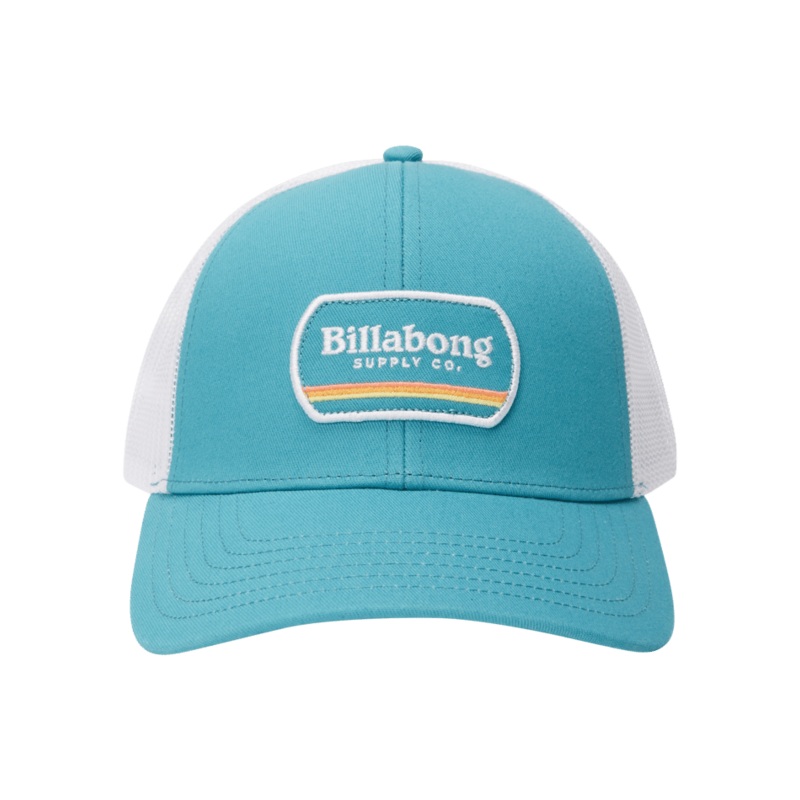 Billabong Walled Trucker Hat-Light Marine