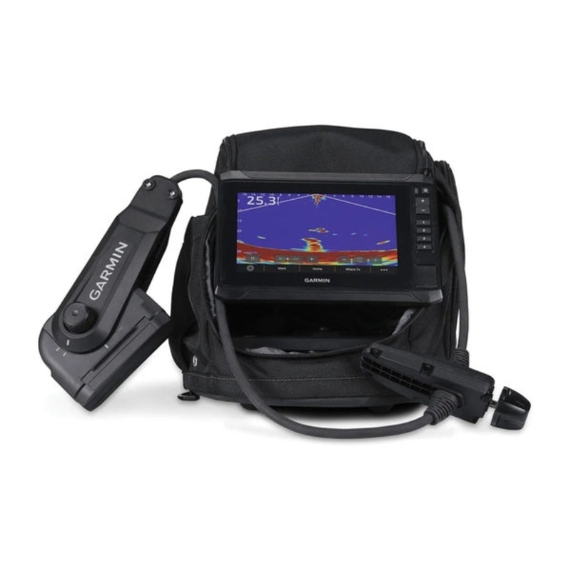 Garmin ECHOMAP UHD2 73sv Panoptix PS22-IF Ice Fishing Bundle