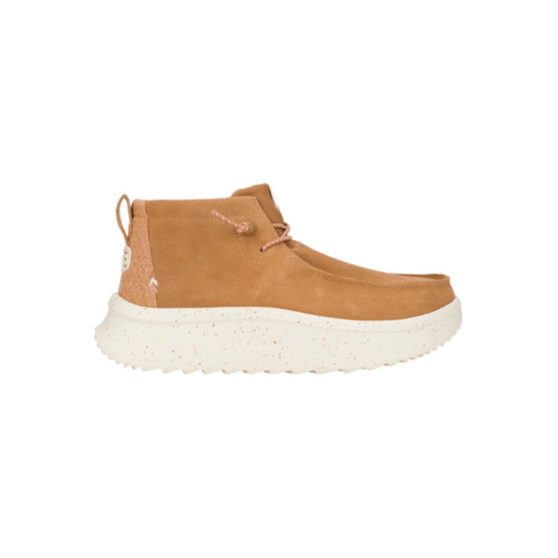 Hey Dude Wendy Peak Hi Suede Chestnut