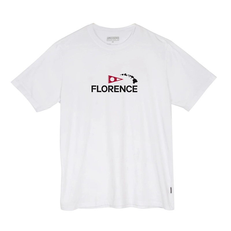 Florence Marine X Logo Island Chain Men’s S/S T-Shirt – White