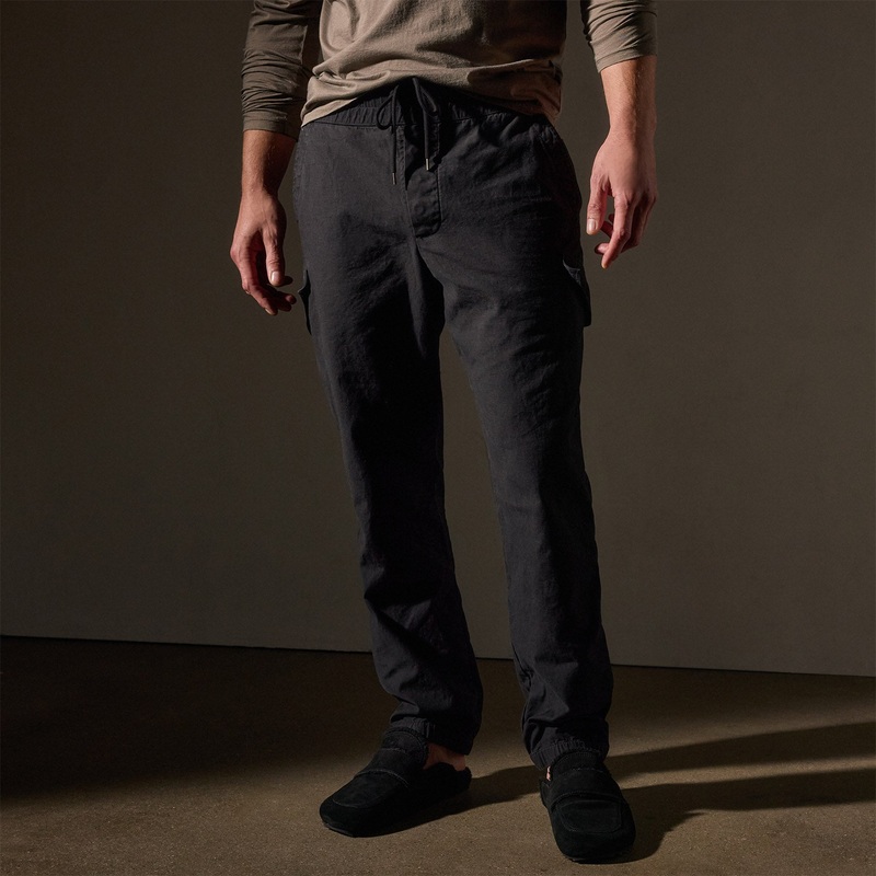 Reverse Twill Utility Pant – Black