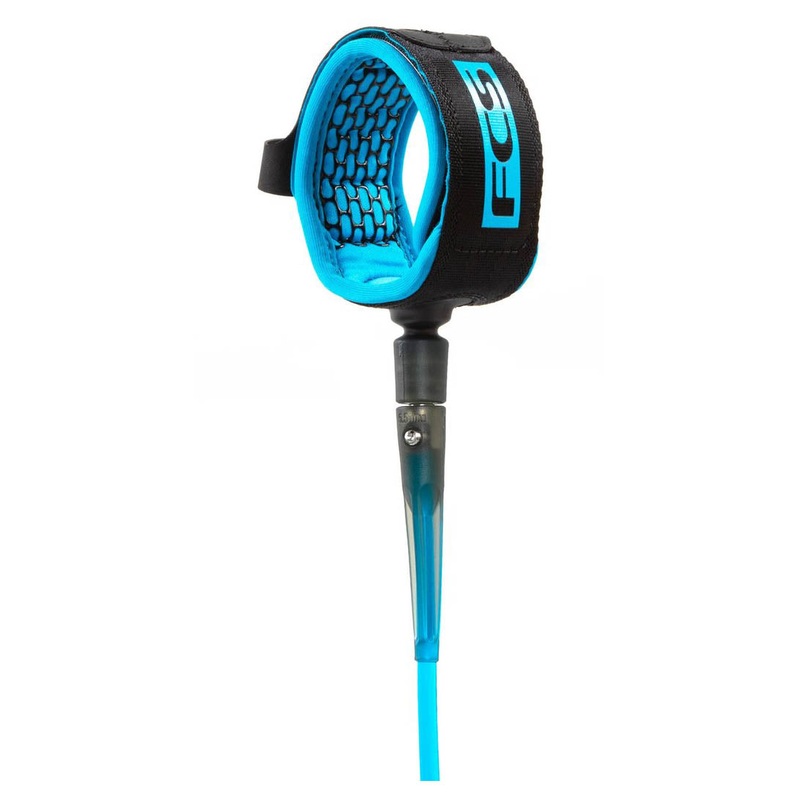 FCS 9ft Longboard Calf Essential Leash – Blue/Black