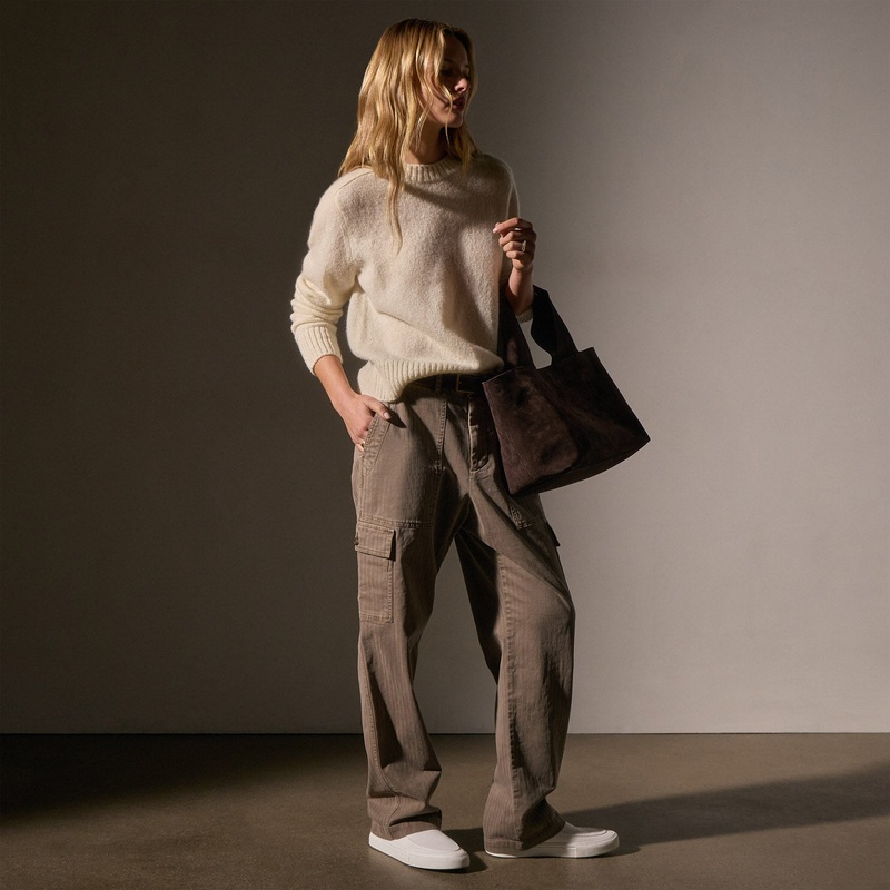 Herringbone Utility Pant – Coyote Pigment