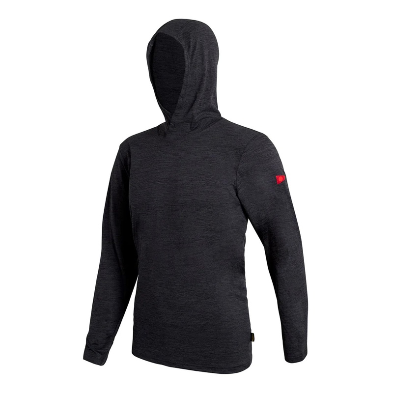 Florence Marine X Airtex Hooded Men’s L/S Sun Shirt – Heather Charcoal