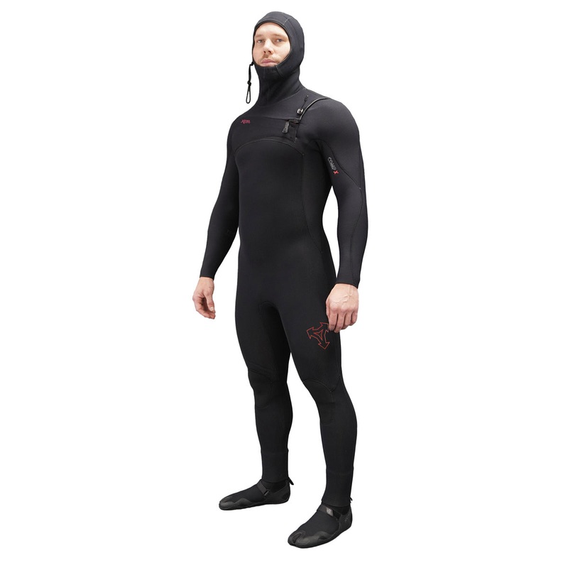 Xcel Men’s Comp X 4.5/3.5mm Hooded Wetsuit – Black